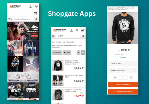 DefShop App - Final 4 Shopgate