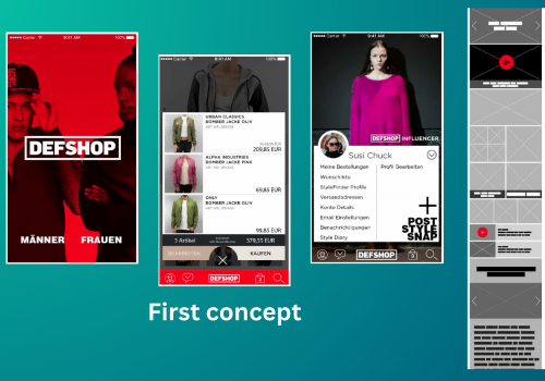 DefShop App - Final 5 - First concept