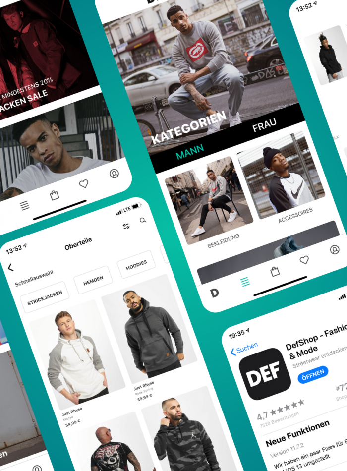 DefShop App - Steps