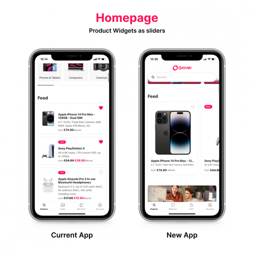 Homepage - Slider